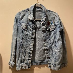 Vintage style Barbie denim jacket